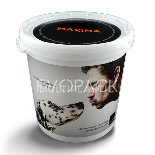 Secchio in plastica - HOM30000C - EVOPACK - rotondo / con coperchio