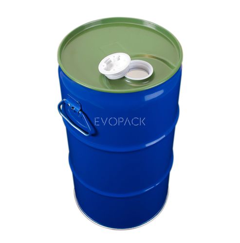 Fusto in metallo - 90514 - EVOPACK - in polietilene ad alta densità HDPE / con impugnature / con coperchio