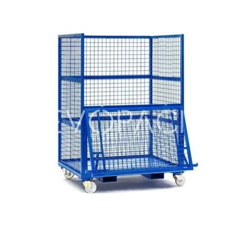 Carrello da trasporto - 94077 - EVOPACK - in acciaio inossidabile / con piattaforma a griglia / con rotelle