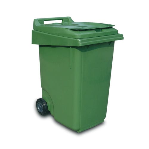 Cassonetto in HDPE - KA-360 - EVOPACK - per scarti industriali / con coperchio / con impugnatura