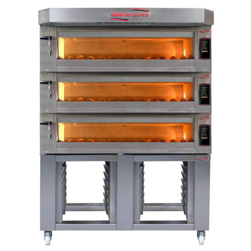 Forno per il settore agroalimentare a piano mobile - FSM series - Eurofours - per pane / di cottura / di riscaldamento
