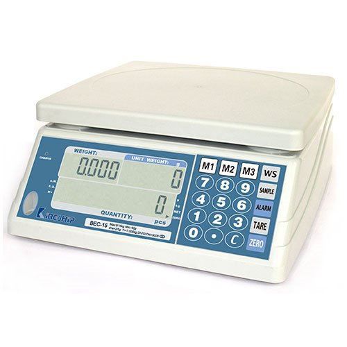 Bilancia contapezzi - BEC Series - KINGSHIP WEIGHING MACHINES CORP. - elettronica / chilogrammo / con display LCD