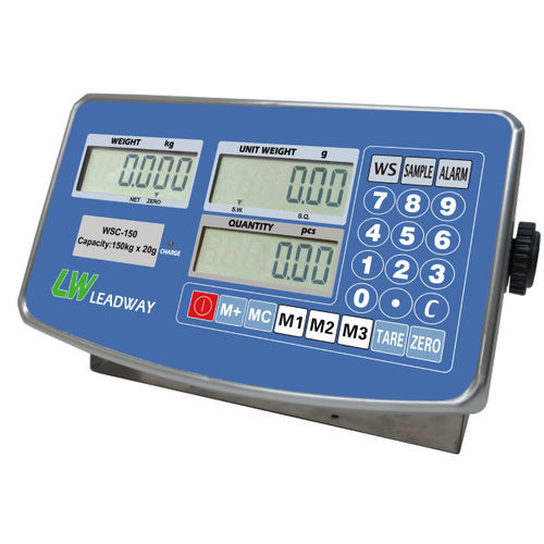 Indicatore di peso display LCD - WSC - KINGSHIP WEIGHING MACHINES CORP. - benchtop / portatile / a tenuta stagna
