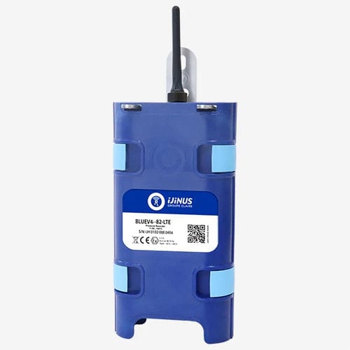 Registratore di dati di portata - BLUE - IJINUS - di impulsi / 4G / 2G