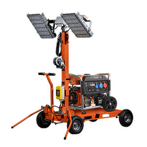 Torre faro LED - M4.5 GR6500 - GRUPEL - con motore a benzina / monofase / trifase
