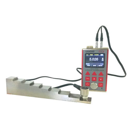 Misuratore di spessore ad ultrasuoni - UX 4560 - Roop Ultrasonix Ltd - per metallo / di corrosione / di vetro