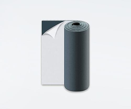 Materiale isolante per condotto d'aria - BRINNER - in schiuma elastometrica / in lana minerale / autoadesivo