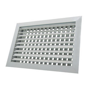 Griglia di ventilazione in alluminio - IVH+O - BRINNER - rettangolare / con doppia deflessione / a lama orizzontale