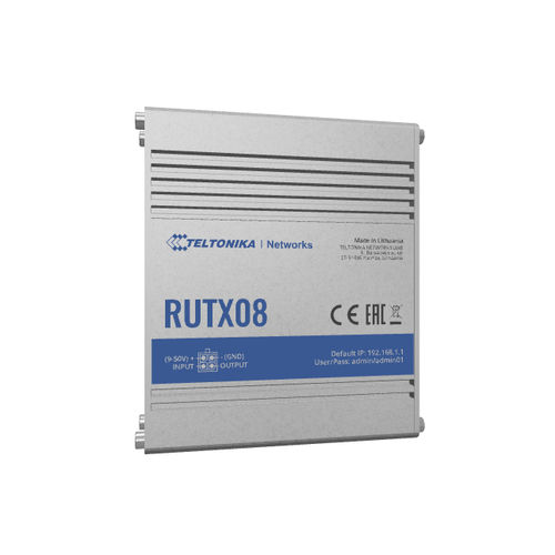 Router Ethernet - RUTX08 - Teltonika Networks - di comunicazione / Ethernet gigabit / OpenWrt