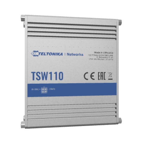 Switch Ethernet non gestibile - TSW110 - Teltonika Networks - 8 porte / di livello 2 / Ethernet gigabit
