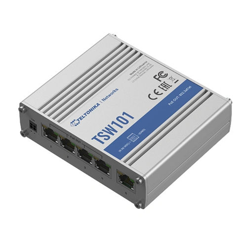 Switch Ethernet non gestibile - TSW101 - Teltonika Networks - 8 porte / Ethernet gigabit / embedded