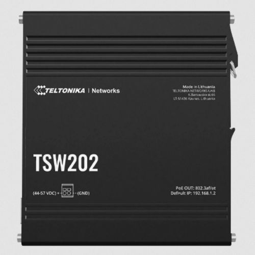 Switch Ethernet gestibile - TSW202 - Teltonika Networks - 8 porte / Ethernet gigabit / ProfiNet