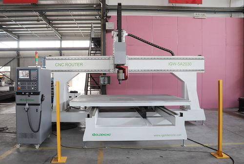 Centro di lavoro CNC 5 assi - iGW-5A - igoldencnc - verticale / a tavola mobile / lavorazione di smussatura