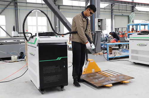 Macchina per pulizia laser a fibra - iGCL-HC - igoldencnc - al plasma / automatica / di processo