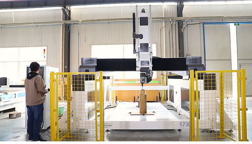Contornatrice CNC - 1730 - igoldencnc - 5 assi / con un mandrino / per legno