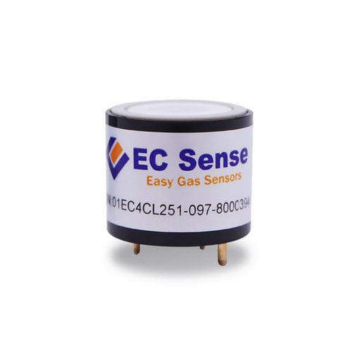 Sensore di cloro elettrochimico - EC4-Cl2-5 - EC Sense GmbH - catalitico / per rilevamento di fughe / per monitoraggio della qualità dell'aria