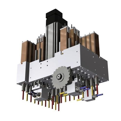 Testa alesatrice di precisione - BUB series - Wolong Electric Group - a mandrini multipli