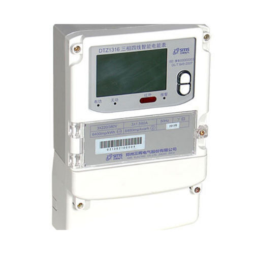 Contatore di energia elettrica trifase - DTZ1316 - SMS Electric Co.,Ltd.Zhengzhou - a muro / con display LCD / intelligente