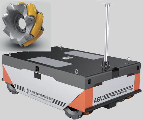 AGV per carichi pesanti - Wuxi Frederick Measurement and Control Instrument Co., Ltd. - con guida ottica