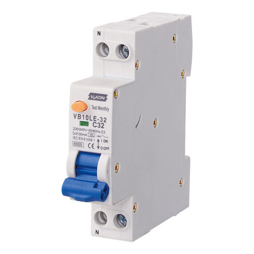 Interruttore differenziale per sovraintensità - VB10LE-32  - ZHEJIANG VEKON TECHNOLOGY CO.,LTD - contro i cortocircuiti / per sovraccarichi / AC
