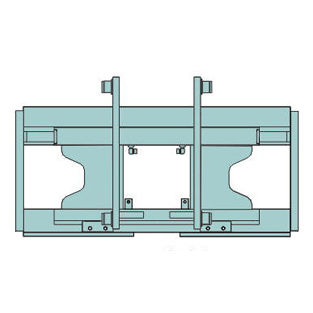 Attrezzatura di spostamento laterale dotata di posizionatore integrato per carrello elevatore - ZC series - Anqing Liandong Engineering Trucks Attachments Co., Ltd