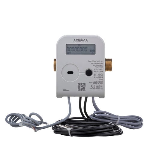 Contatore di energia termica digitale - QALCOSONIC E3 - UAB Axioma Metering - ad ultrasuoni / BACnet / Modbus