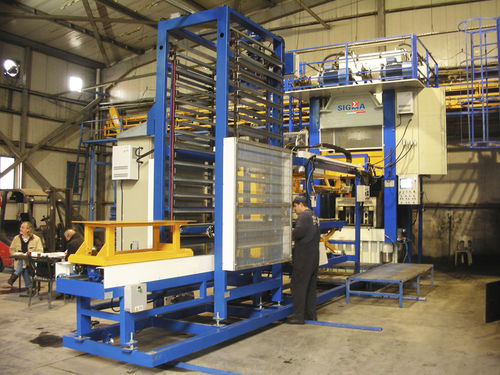 Centrale di produzione per elettrodomestici - SIGMA PRESSE S.r.l. - per contrappeso / in containers / semiautomatica