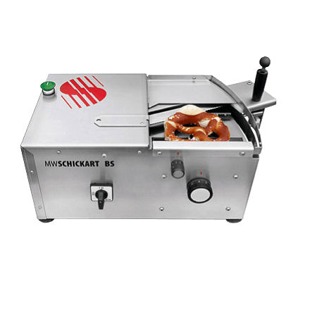 Taglierina per pane industriale manuale - BS series - MW SCHICKART BÄCKEREIMASCHINEN - con lama a nastro continuo / orizzontale / compatta