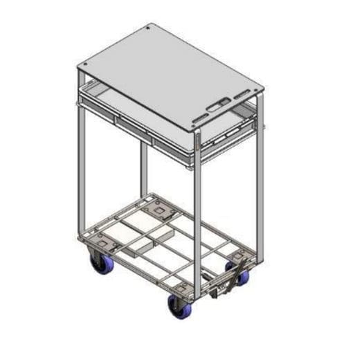 Carrello da officina - L series - Labadis - in acciaio / portautensili / ergonomico