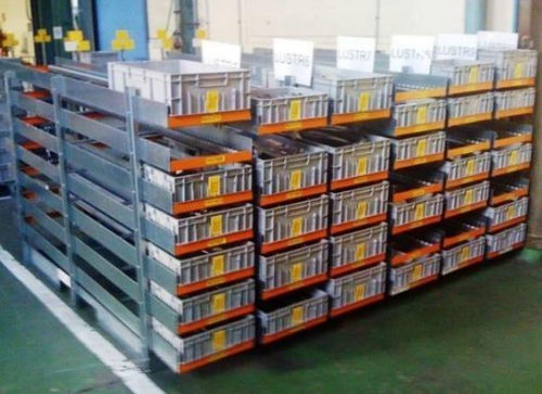 Scaffalatura da officina - Labadis - con ripiani / dinamica / regolabile
