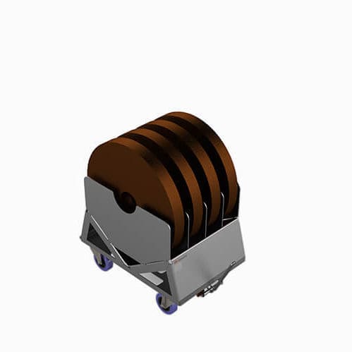 Carrello di trasferimento - Rollis Bobines U - Labadis - di stoccaggio / da officina / di carico