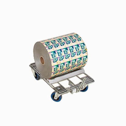 Carrello di trasferimento - Rollis Bobines V - Labadis - di stoccaggio / per movimentazione / in acciaio galvanizzato