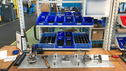 Postazione di lavoro di preparazione ordini - Labadis - ergonomica / di posizionamento a lato della linea di produzione