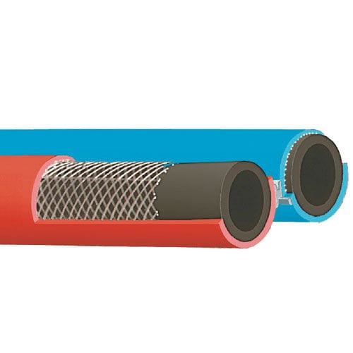 Tubo flessibile per acetilene - RYLSIAM DOUBLE - KURIYAMA EUROPE - per aria compressa / per ossigeno / in gomma sintetica