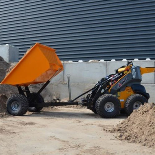 Mini dumper su ruote - TOBROCO - GIANT - idraulico / a scarico frontale