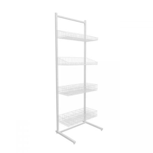 Scaffalatura di commercio - 33.0100.1 - Samarit CZ s.r.o. - 4 ripiani / in rete metallica