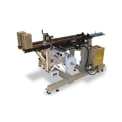 Etichettatrice semiautomatica - 3115-HBS - Label Aire - per bottiglie / per applicazione sulla parte superiore del prodotto / in linea