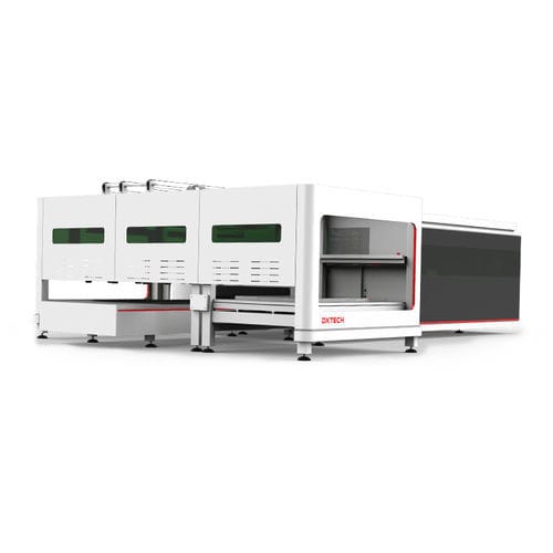 Macchina da taglio con carico/scarico automatizzato - DXTECH CNC Machine Co., Ltd. - laser / per acciaio inossidabile / per lamiere