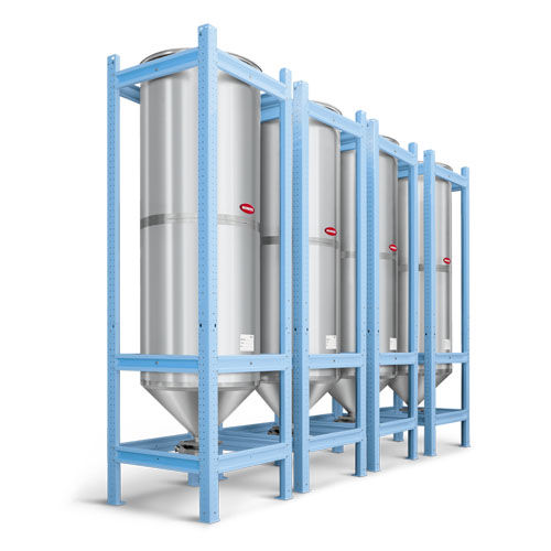 Silo a fondo conico - SS series - Moretto - per materie plastiche