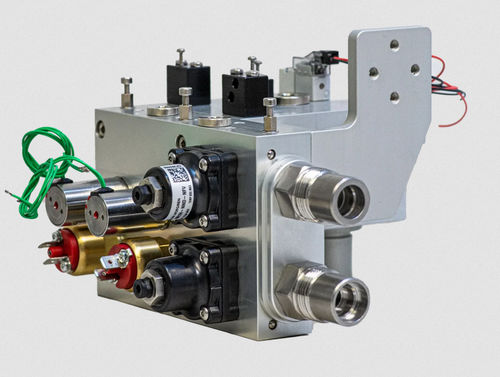 Manifold per elettovalvola - Air Engineering Controls Ltd - multicanale / per apparecchi medici / per aria