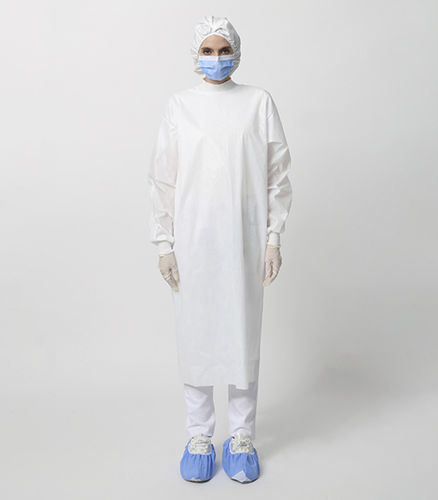 Camice lungo da lavoro - M-IG 0040 - BioBlocked - di protezione chimica / in tessuto / per operazioni di igienizzazione