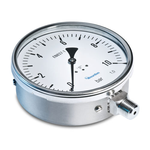Manometro assoluto - MJX7 - Bourdon - con quadrante / filettato / in acciaio inossidabile