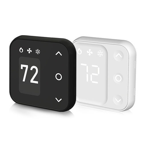 Termostato per riscaldamento e condizionamento - Displaytech - elettronico / regolabile / da parete