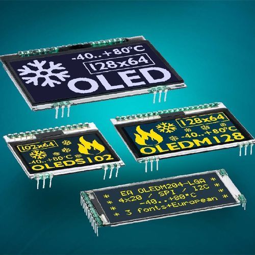 Modulo di visualizzazione touch screen - EA OLED series - DISPLAY VISIONS GmbH - a tecnologia capacitiva proiettata / OLED / PMOLED