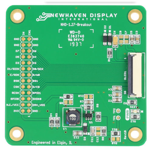 Scheda elettronica - NHD-1.27-Breakout - NEWHAVEN DISPLAY INTERNATIONAL