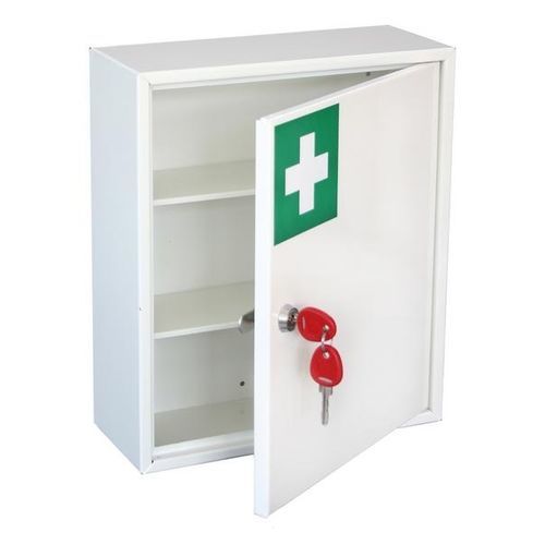 Armadio di primo soccorso - KFAK01 - Securikey - a parete / a porte battenti / con 1 sportello