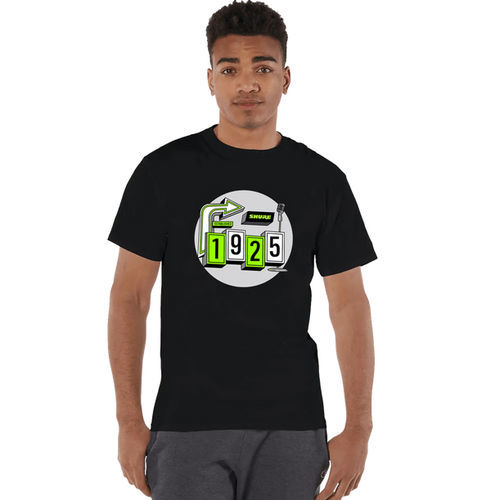 Maglietta da lavoro - Est. 1925 - Shure - in cotone / unisex / nera