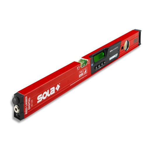 Livello a bolla d'aria - RED laser digital - Sola - di precisione / orizzontale / digitale