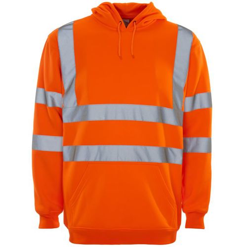 Felpa con cappuccio alta visibilità - H69 - Supertouch - da lavoro / in poliestere / unisex