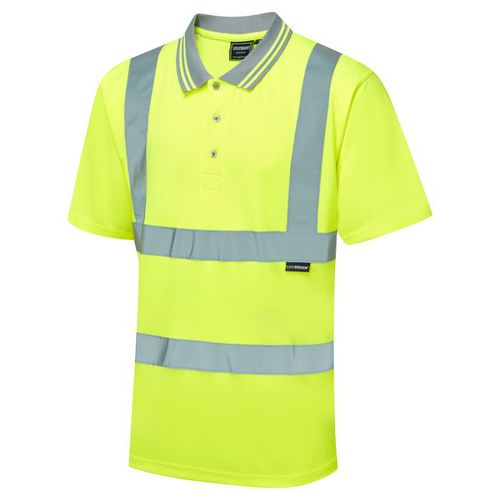 Polo alta visibilità - EHV03 - Supertouch - da lavoro / con protezione UV / in poliestere riciclato
